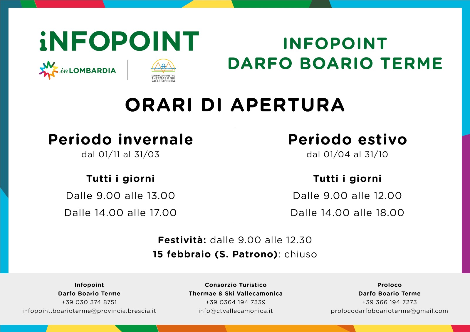 Infopoint Darfo Boario Terme Comune Di Darfo Boario Terme